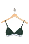 Calvin Klein Triangle Cup Bralette In Uac Kating Plai