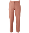 Joseph Brushed Flannel Coleman Trousers In Brown