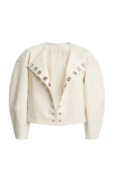 Chloé Long-sleeved Jacket In White