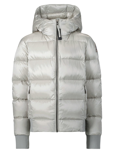 Parajumpers Kids Down Jacket For Girls In Silver