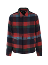 Ps By Paul Smith Checked Wool-blend Jacket In Multicolor