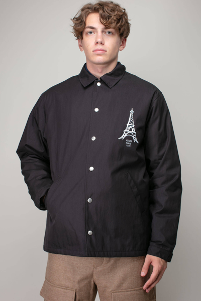 Kenzo Coach Shirt-jacket In Black