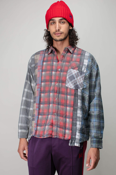Needles Flannel Shirt 7 Cuts Shirt Reflection In Multicolor