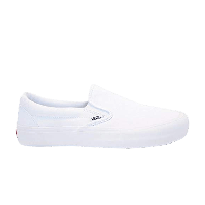 Pre-owned Vans Slip-on Pro 'classic White'