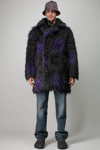 Needles Pea Coat - Acrylic Fur / Blurred Dot