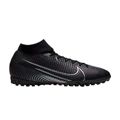 Pre-owned Nike Mercurial Superfly 7 Academy Tf 'black'