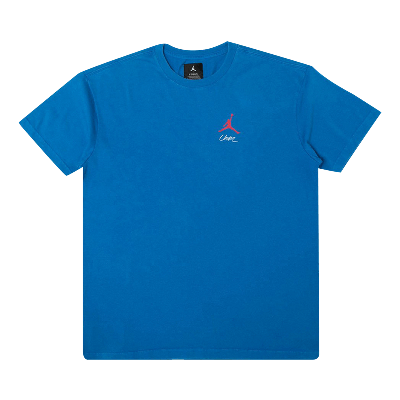 Pre-owned Air Jordan X Union Nrg Vault Aj Flight Jumpman Tee 'blue'