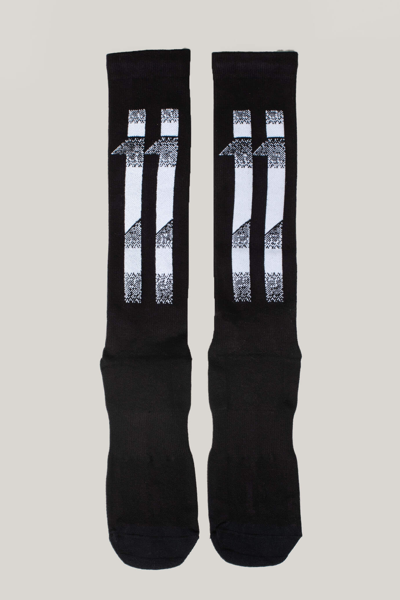 11 By Boris Bidjan Saberi St Sock1b  Block Stripes In Black