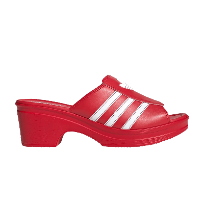 Pre-owned Adidas Originals Lotta Volkova X Wmns Trefoil Logo Mule 'red'
