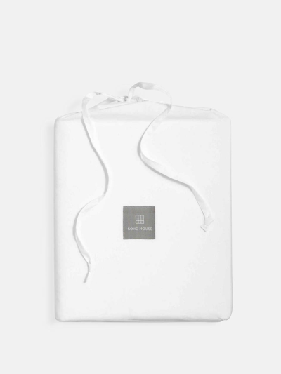 Soho Home House Flat Sheet White