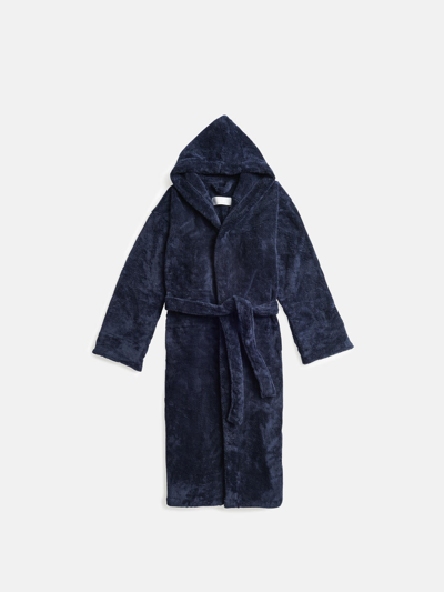 Soho Home House Robe In Navy