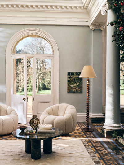 Soho Home Garret Armchair In Neutrals