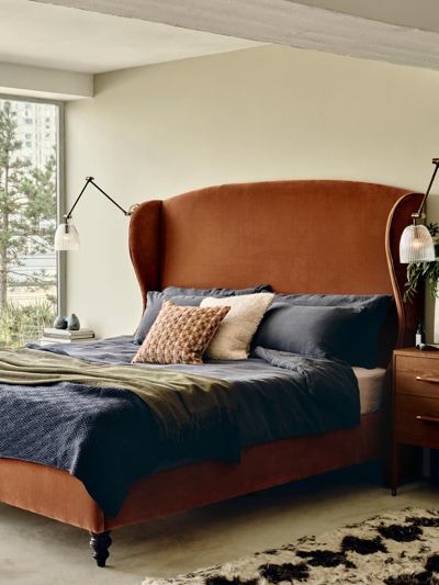 Soho Home Rivas Bed In Rust