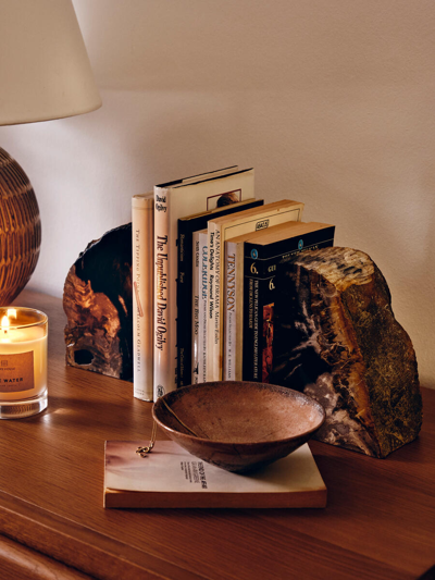 Soho Home Balfern Petrified Wood Bookends Set Of 2