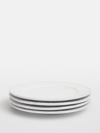 Soho Home Hillcrest Handmade Stoneware Dinner Plates Set Of Four