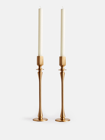 Soho Home Hansen Candleholders In Gold