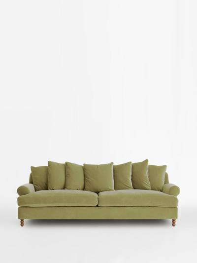 Soho Home Audrey Four Seater Sofa In Lichen