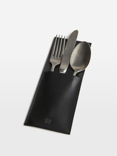 Soho Home Paradise Row Cutlery Pouch In Black