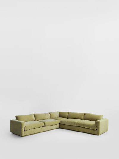 Soho Home Mossley Corner Sofa In Lichen