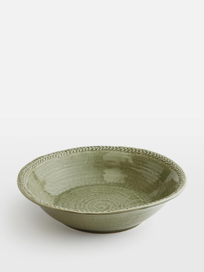 Soho Home Hillcrest Serving Bowl In Green