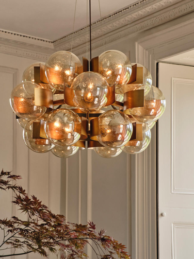 Soho Home Allis Chandelier In Orange
