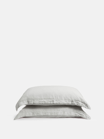 Soho Home Luna Linen Oxford Pillowcase Standard Light Grey