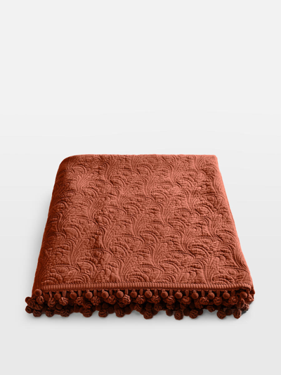SOHO HOME OBIE BEDSPREAD RUST