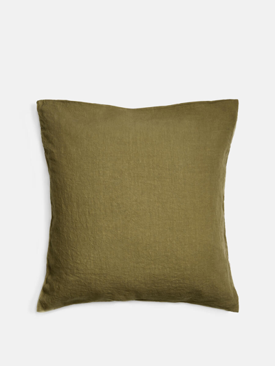 Soho Home Luna Linen Pillowcase Olive