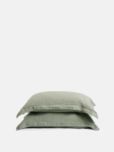 Soho Home Luna Linen Oxford Pillowcase Sage