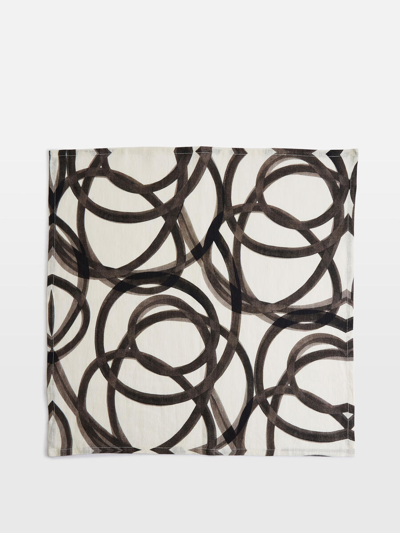 Soho Home Suzannah Linen Napkins Swirl