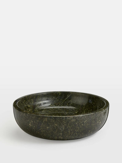 Soho Home Mowbray Marble Serving Bowl In Green