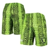 New Era Neon Green Las Vegas Raiders Summer Pop Shorts In Neon Green