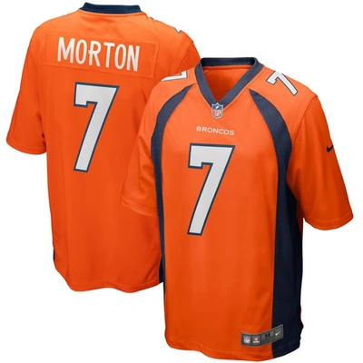 Nike Craig Morton Orange Denver Broncos Game Retired Player Jersey