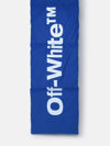 OFF-WHITE BLUE NYLON SKI SCARF