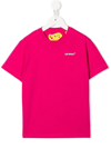 Off-white Arrows-motif Cotton T-shirt In Pink