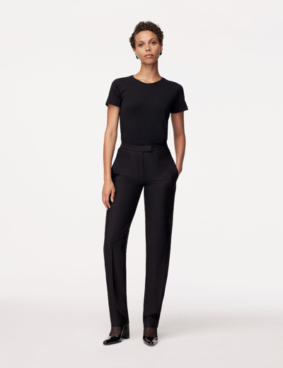 Another Tomorrow Tuxedo Pant In Black