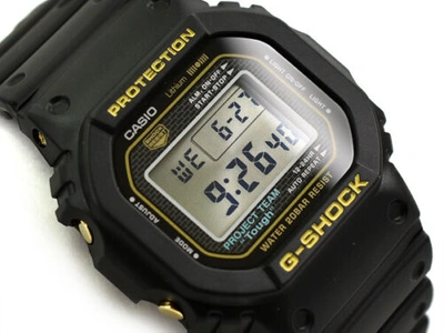 Pre-owned Casio G-shock 35th Anniversary Limited Edition Black Gold Dw-5035d-1bdr