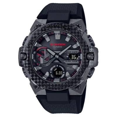 Pre-owned Casio G-shock Solar Mens G-steel Bluetooth Watch Gst-b400x-1a4