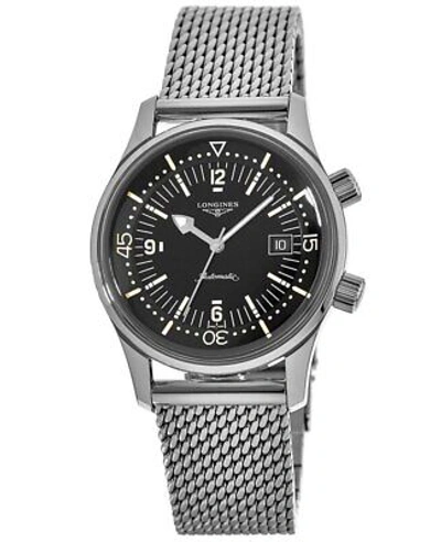 Pre-owned Longines Legend Diver Automatic 42mm Black Dial Men's Watch L3.774.4.50.6
