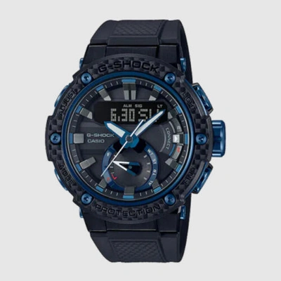Pre-owned Casio G-shock Black Dial Unisex Watch Gst-b200x-1a2 Black Resin Digital & Analog