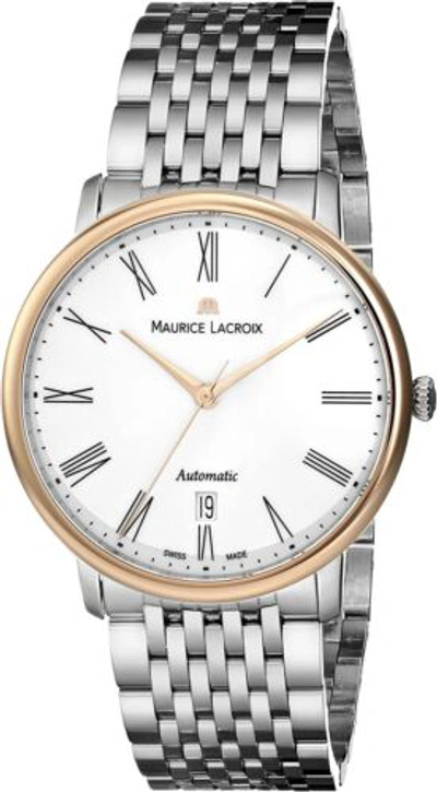 Pre-owned Maurice Lacroix Men's Lc6067-ps102-110 Les Classiques 38mm Automatic Watch
