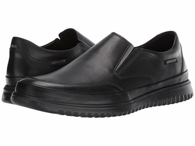 Pre-owned Mephisto Men's Twain Soft Leather Comfy Loafer In Black