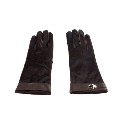 Cavalli Class Brown Cowhide Glove