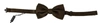 DOLCE & GABBANA BROWN POLKA DOTS SILK ADJUSTABLE NECK PAPILLON MEN BOW TIE