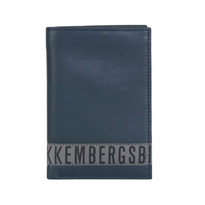 Bikkembergs Stripe Brand Logo Wallet In Blue
