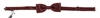 DOLCE & GABBANA MEN MAROON 100% SILK FAILLE ADJUSTABLE MEN  NECK BOW TIE