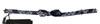 Dolce & Gabbana Navy Blue Floral Slim Adjustable Neck Papillon Men  Bow Tie In Blue