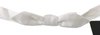 Dolce & Gabbana White 100% Silk Slim Adjustable Neck Papillon Men Tie In White