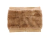 DOLCE & GABBANA BEIGE MINK FUR SCARF FOULARD NECK WRAP