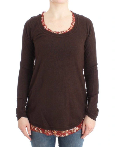 Cavalli Women  Crewneck Sweater In Brown